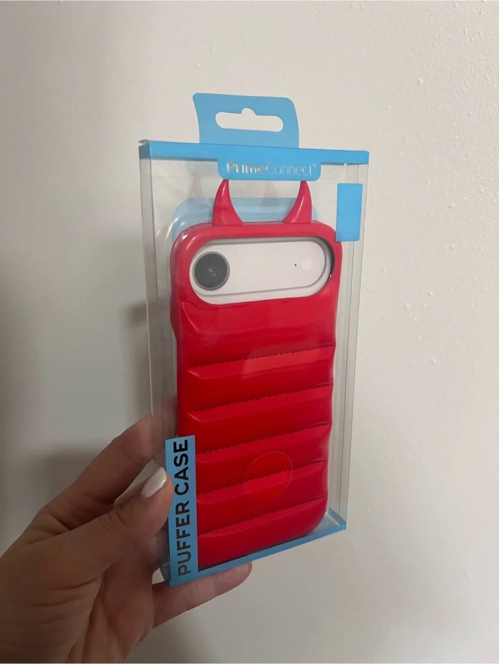 Viral Red Puffer with Horns iPhone 17 Air Case